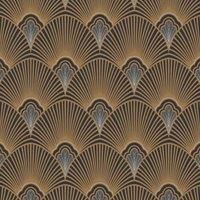 Sublime Art Deco Geometric Black/Gold Wallpaper