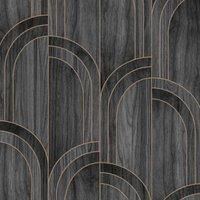 Sublime Modella Floral Black Wallpaper