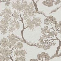 Sublime Tree Floral Natural/Gold Wallpaper
