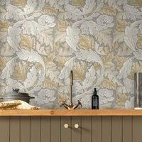 William Morris At Home Acanthus Neutral Wallpaper - Sample