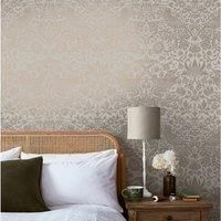 WILLIAM MORRIS AT HOME Strawberry Thief Fibrous Neutral Wallpaper
