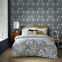 William Morris At Home William Morris Pimpernel Blue Wallpaper