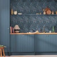 WILLIAM MORRIS AT HOME Willow Bough Deep Blue Wallpaper