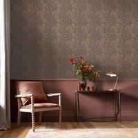 WILLIAM MORRIS AT HOME Marigold Fibrous Charcoal Wallpaper