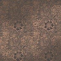 William Morris At Home Marigold Fibrous Charcoal Wallpaper - Sample