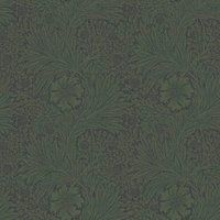 William Morris At Home Marigold Fibrous Green Wallpaper - Sample