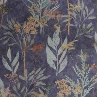 Superfresco Easy Solstice Navy Copper Floral Wallpaper