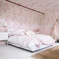 Shabby Chic by Rachel Ashwell Romantic Rose Floral 10m x 52cm Wallpaper Roll Pink 100cm L X 52cm W