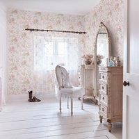 Shabby Chic by Rachel Ashwell Wild Flower Floral 10m x 52cm Wallpaper Roll Pink 100cm L X 52cm W