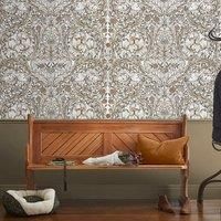 Graham & Brown William Morris at Home African Marigold Neutral Fixed Size Mural Print to order