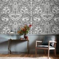 Graham & Brown William Morris at Home African Marigold Grey Fixed Size Mural Print to order