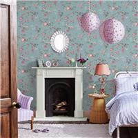 Cath Kidston Birds & Roses Summer Floral Wallpaper