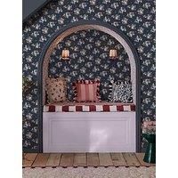 Cath Kidston Clifton Floral Navy Floral Wallpaper