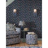 Cath Kidston Rose & Bows Navy Floral Wallpaper
