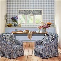 Cath Kidston Painted Gingham Blue Gingham Wallpaper