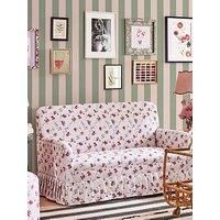 Cath Kidston Canopy Stripe Green & Pink Stripped Wallpaper