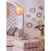 Cath Kidston Button Spot Pink Dotty Wallpaper