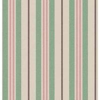 Joules Grove Stripe Pink/Green Wallpaper Sample