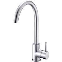 Deva Insignia Mono Mixer Kitchen Tap Brushed in Chrome Brass
