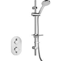 Deva Newton Thermostatic Concealed Valve Mixer Shower in Chrome Brass
