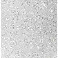 Graham & Brown Super Fresco Paintable Leaves Wallpaper 15069 -