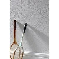 Graham & Brown Superfresco White Floral Textured Paintable Wallpaper-WP3906 -New