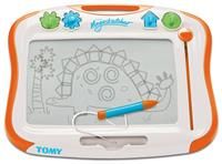 TOMY Megasketcher Magnetic Drawing Board | Large Writing Pad with Magic Eraser | Travel Games For Kids Aged 3 4 5 6 And Over | Measures 45 x 35 cm