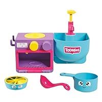 Toomies E73264 Bubble & Bake Bathtime, Baby, Bath Toddlers, Kitchen Themed Bubble Making Toy, 2 in 1 Set, Kids Water Play Suitable for 18M & 2 3 & 4 Year Old Boys & Girls, Multicoloured