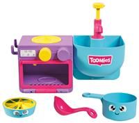 Toomies E73264 Bubble & Bake Bathtime, Baby, Bath Toddlers, Kitchen Themed Bubble Making Toy, 2 in 1 Set, Kids Water Play Suitable for 18M & 2 3 & 4 Year Old Boys & Girls, Multicoloured