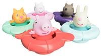 TOMY Toomies Peppa’s Pool Party - 5 Floating Connecting Ring Cups with 5 Peppa Pig & Friends Water Squirter Baby Toys - Sensory Toys for Babies +18 Months - Baby Bath Toys & Paddling Pool Toys
