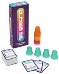 TOMY Games Clued Up | Cup Slamming, Clue Guessing Card Games | Fast Paced 3-4 Player Party Games | Family Games for Adults and Kids Ages 10+ Years