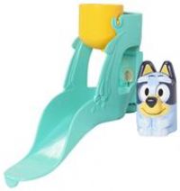 Toomies Blueys Wasserrutsche, Badespielzeug für Kleinkinder, Wasserspaß mit Dreh