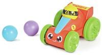 Pop & Go Racer Ball Popper Toy Car – Fun Push-Along Race Car with Pop-and-Play Action, Includes 3 Balls & Storage – Durable Toy for 18+ Months, Encourages Motor Skills & Pretend Play