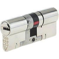 Yale B-YS3-4040N Anti-Snap 3 Star Euro Double Cylinder, High Security, 40:40 (80mm), Nickel Finish
