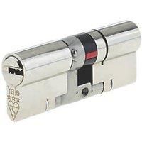 Yale B-YS3-4050N Anti-Snap 3 Star Euro Double Cylinder, High Security, 40:50 (90mm), Nickel Finish