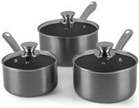 Morphy Richards 973023 Accents 3 Piece Pan Set Titanium - New Item Box Damaged