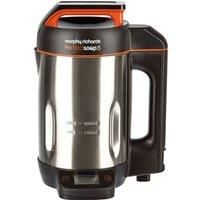 Morphy Richards 501025 Perfect Soup Maker Soupmaker S/Steel 1.6 Litre 1000W