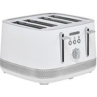 Morphy Richards 248021 Illumination 4 Slice Toaster White, 1800W 2Year guarantee