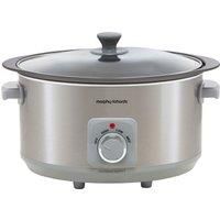 Morphy Richards 461014 Sear & Stew 6.5 Litre Aluminium Slow Cooker, One-Pot Solution