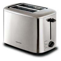 Morphy Richards 222067 Brushed Equip 2 Slice Stainless Steel Toaster, 800 W, Brushed