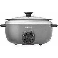 Morphy Richards Sear and Stew Titanium Slow Cooker 6.5L - Oval - 461022