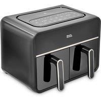 Morphy Richards Digital Dual Basket Airfryer, Non Stick Technology, 14 Settings, Overheat Protection, 480020