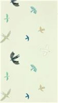 Harlequin Kids Skies Above Duck Egg Cream Wallpaper