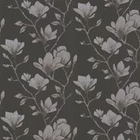 Harlequin Lotus Silver Wallpaper