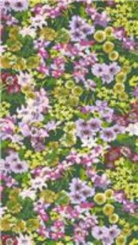 Harlequin Wildflower Meadow 10.05m x 52cm Matte Wallpaper Roll Green/Yellow 1,005cm L X 52cm W