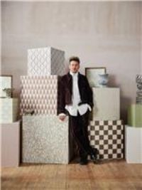 Harlequin Blenets Check Chocolate Multi Colour Wallpaper