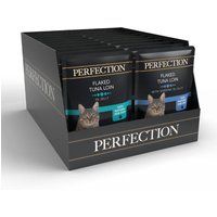 HiLife Perfection - Wet Food for Adult Cats - Flaked Tuna Loin, Tuna Sardine in Jelly - Natural Ingredients Grain Free, 36 Pouches x 70g