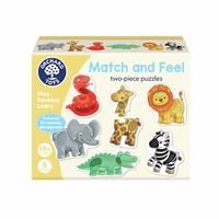 Orchard Toys Match and Feel Puzzles for Toddlers Aged 18 months+ Six Puzzles with Textures for Sensory Play