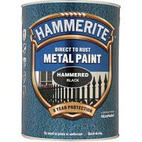 Hammerite Direct To Rust Metal Paint 2.5 Litre  - Smooth /  Satin / Hammered