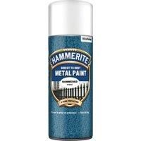 Hammerite 5084784 Metal Paint: Hammered White 400ml (Aerosol)
